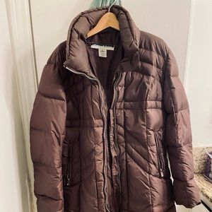 Women’s heavy down coat jacket “A Diamond in the Snow” brand size 10